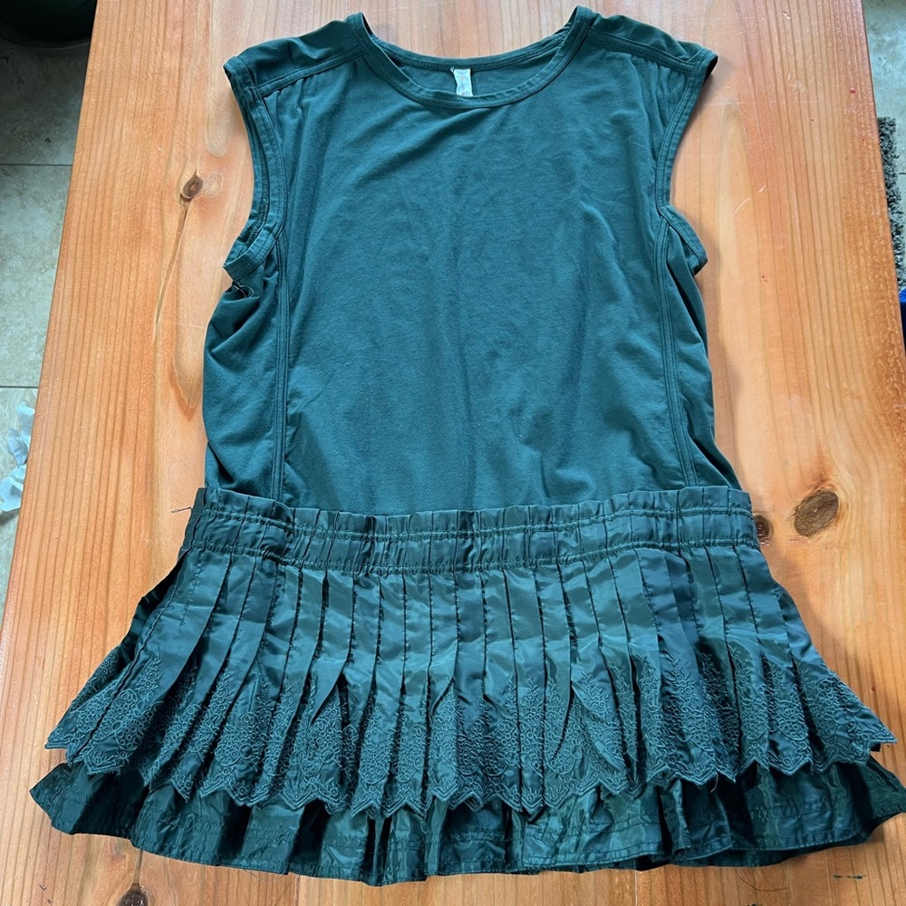 Forest Green Mini Dress